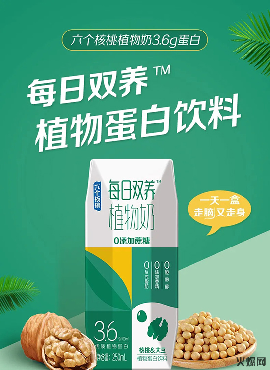 六個(gè)核桃植物奶 六個(gè)核桃植物奶